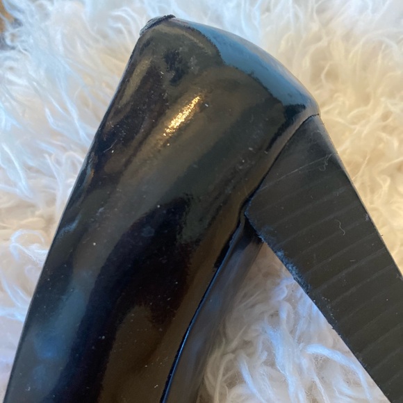 Coach 3in chunky heels, black patent size 61/2, nwot - Picture 2 of 5